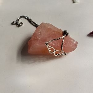 Angel Wing Bolo Adjustable Bracelet